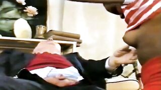 two freaky grandpas enjoy 2 very Goddess young girls