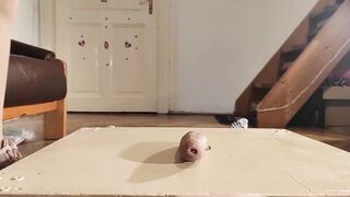 Babe dom pov penis stomp & abuse sub inside boots