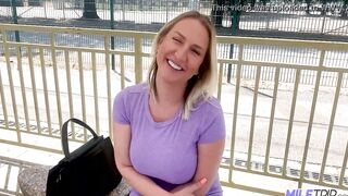 Quinn uses her amazing milf melons to please a lusty