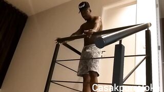 marido pensando nos poblemas e pra acalmar ele nos tranzamos
