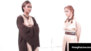 Creaming Vagina Cravers Penny Pax & Skin Diamond Use Jedi Mind Tricks & Cum!