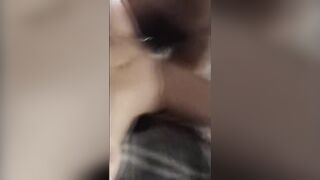 White bimbo taking a big ebony penis inside her snatch