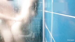 Young amateur lovers fucking rough inside the shower Triss witch