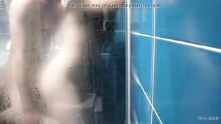 Young amateur lovers fucking rough inside the shower Triss witch