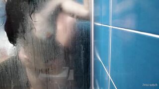Young amateur lovers fucking rough inside the shower Triss witch