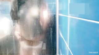 Young amateur lovers fucking rough inside the shower Triss witch