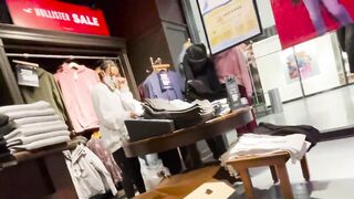Bulge Watchers - thirsty bimbos at the mall