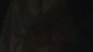Having Fun with those adorable titties inside the vehicle at night