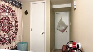 Spying on beautifully thick 22 yr mature Kelly