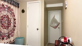 Spying on beautifully thick 22 yr mature Kelly