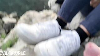 I Get Goosebumps While He Nailed Me into Outside Facial