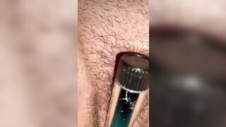 Unshaved Fiance with toy