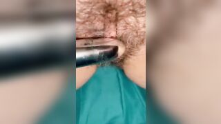 Unshaved Fiance with toy