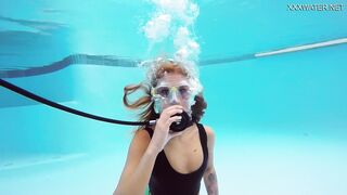 Hottest underwater erotics with a Russian 18 goddess Katya