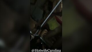 Cuckol Hotwife gets banged by stranger and takes it bareback