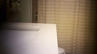 Bae Sister Caught Peeing and Taking A Shower Spycam