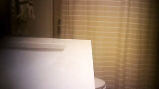 Bae Sister Caught Peeing and Taking A Shower Spycam