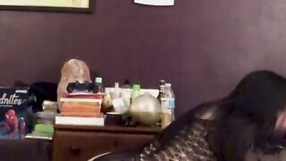 Bombshell bbw sucking off BBC