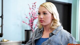 Blonde mom Kit Mercer has her eye on a adorable