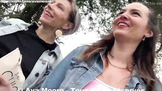 Ava Moore - Nailed By two African Men Into The