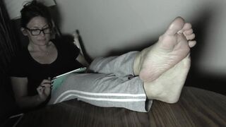 Cutie Wrinkled Older Soles On The Table