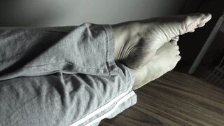 Cutie Wrinkled Older Soles On The Table