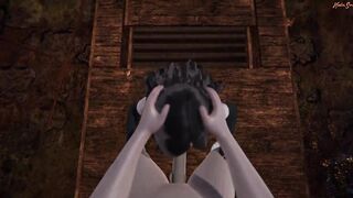 Pov fucking Yennefer of Vengerberg and cumming into her -
