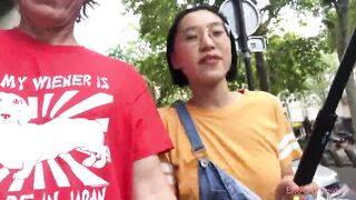 June Liu Cummed - Asian oriental SpicyGum Fucks American