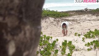 heisser blow job am Strand