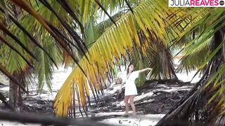 heisser blow job am Strand