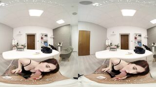 VR BANGERS Little Banged! Break With Cutie 18 Yo Mia Evans At Work VR Porn