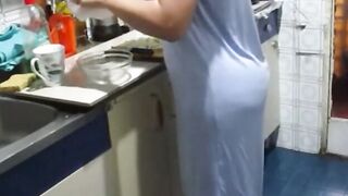 Old MILF without lingerie, private, amateur