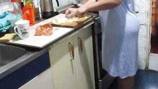 Old MILF without lingerie, private, amateur