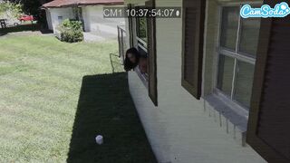 Runaway lover gets caught and given the D