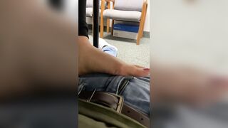 My Boss Uses Her Foot Under Table