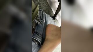 My Boss Uses Her Foot Under Table