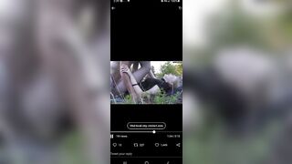 Young blonde painful first boned