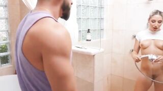 smoking beauty abella danger teases inside the shower room deepthro