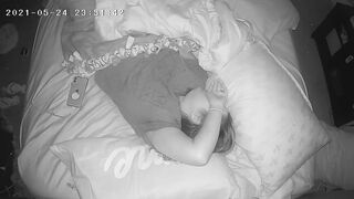 cougar Has Extreme Hidden Orgasm Before Bed Spy Webcam