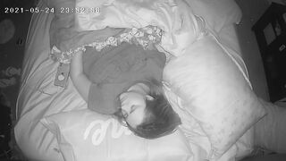 cougar Has Extreme Hidden Orgasm Before Bed Spy Webcam