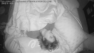 cougar Has Extreme Hidden Orgasm Before Bed Spy Webcam