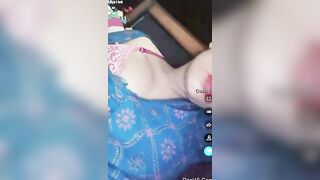 Paki aunty showing jugs