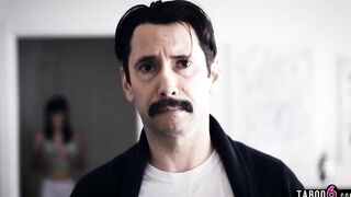 Insomniac stepdad lusts for his Hot hispanic 19 yo step daughter