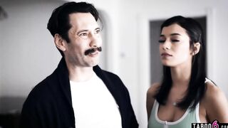 Insomniac stepdad lusts for his Hot hispanic 19 yo step daughter