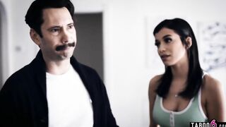 Insomniac stepdad lusts for his Hot hispanic 19 yo step daughter