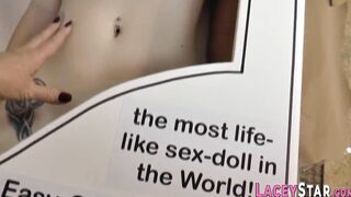 Dyke old lady gets fake-dick fucked