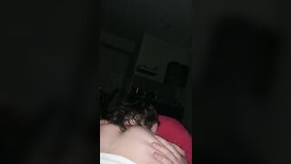 Gf Orgasms while boyfriend eats her booty and twat