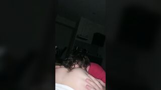 Gf Orgasms while boyfriend eats her booty and twat