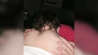 Gf Orgasms while boyfriend eats her booty and twat