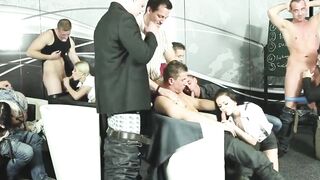 voluptuous fun at the party vulgar MILF